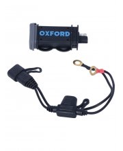 Oxford USB 2.1 Amp Fused Power Charging Kit at JTS Biker Clothing